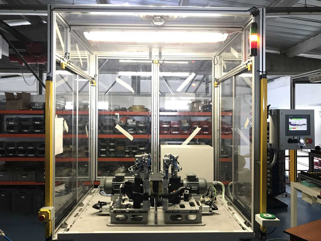 Hot Plate Welding Line